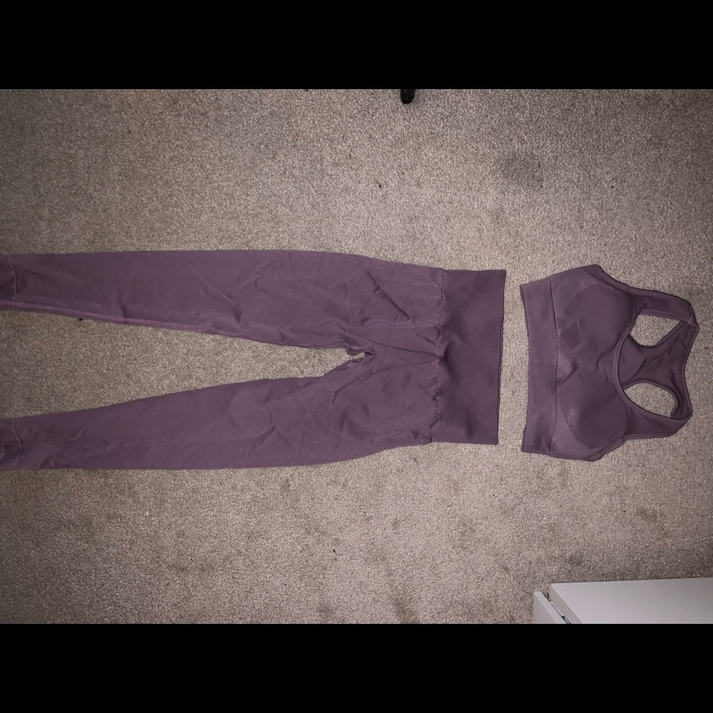NWOT Purple Workout Set